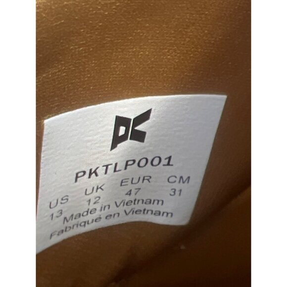 Gold and Red High-Top Sneakers - Picture 13 of 14